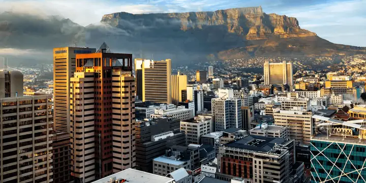 Flight to Cape Town