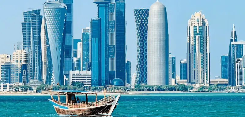 Business class flights to Doha