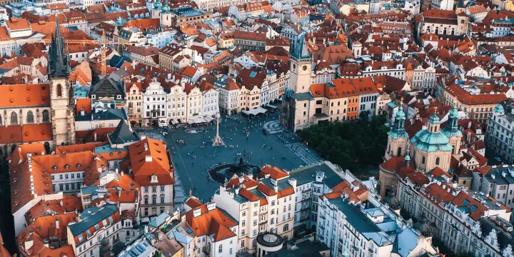 Flight to Prague