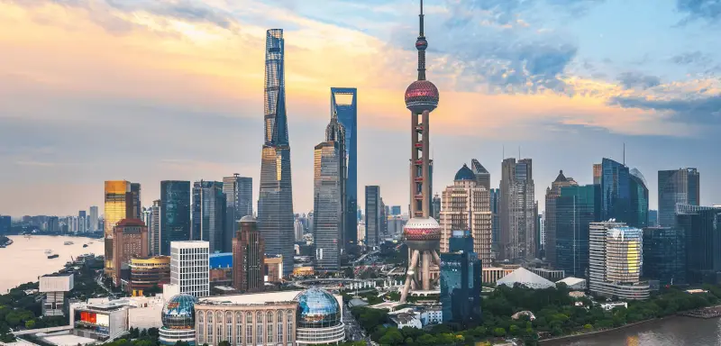 Business class flights to Shanghai