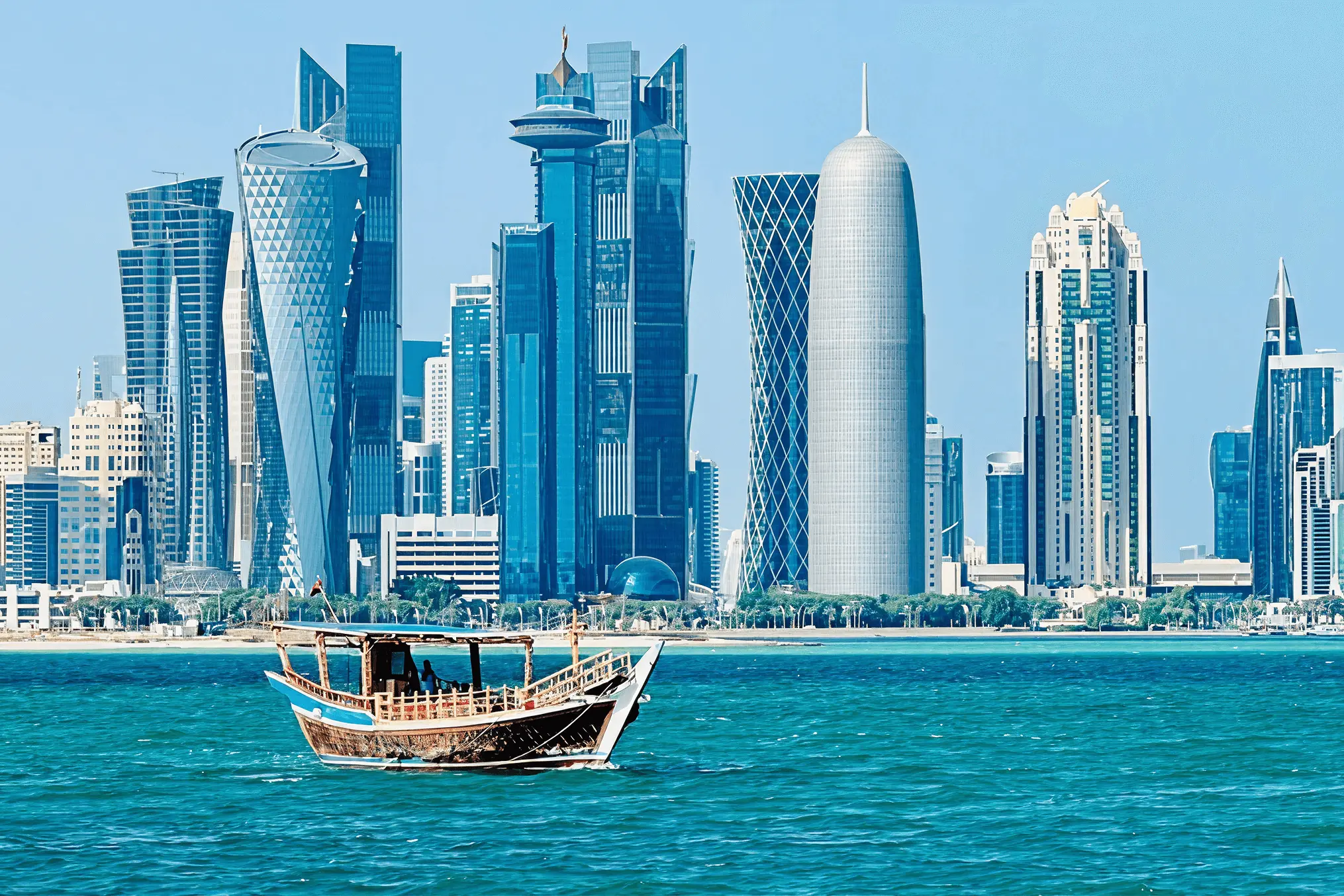 Business class flights to Doha