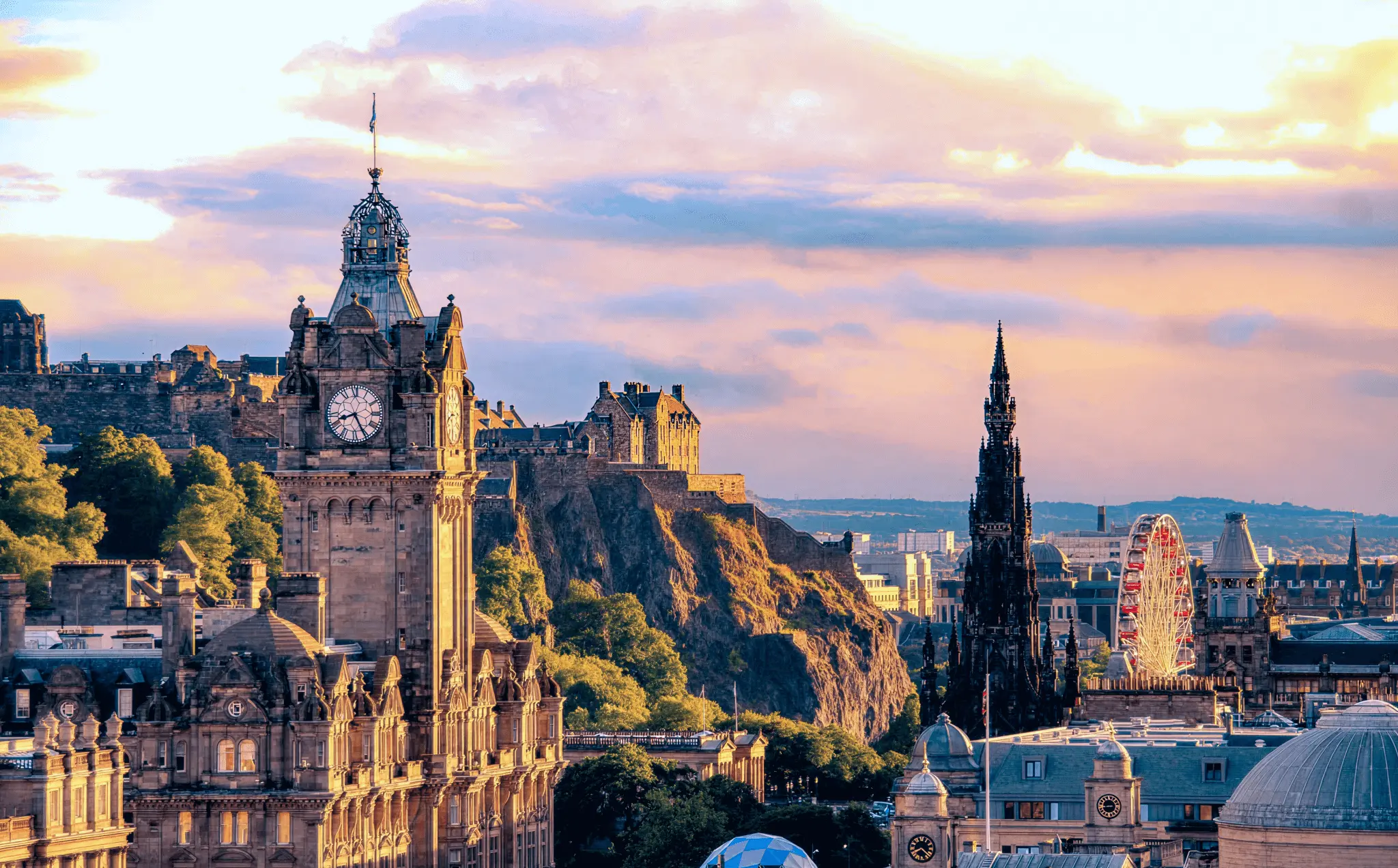 Business class flights to Edinburgh