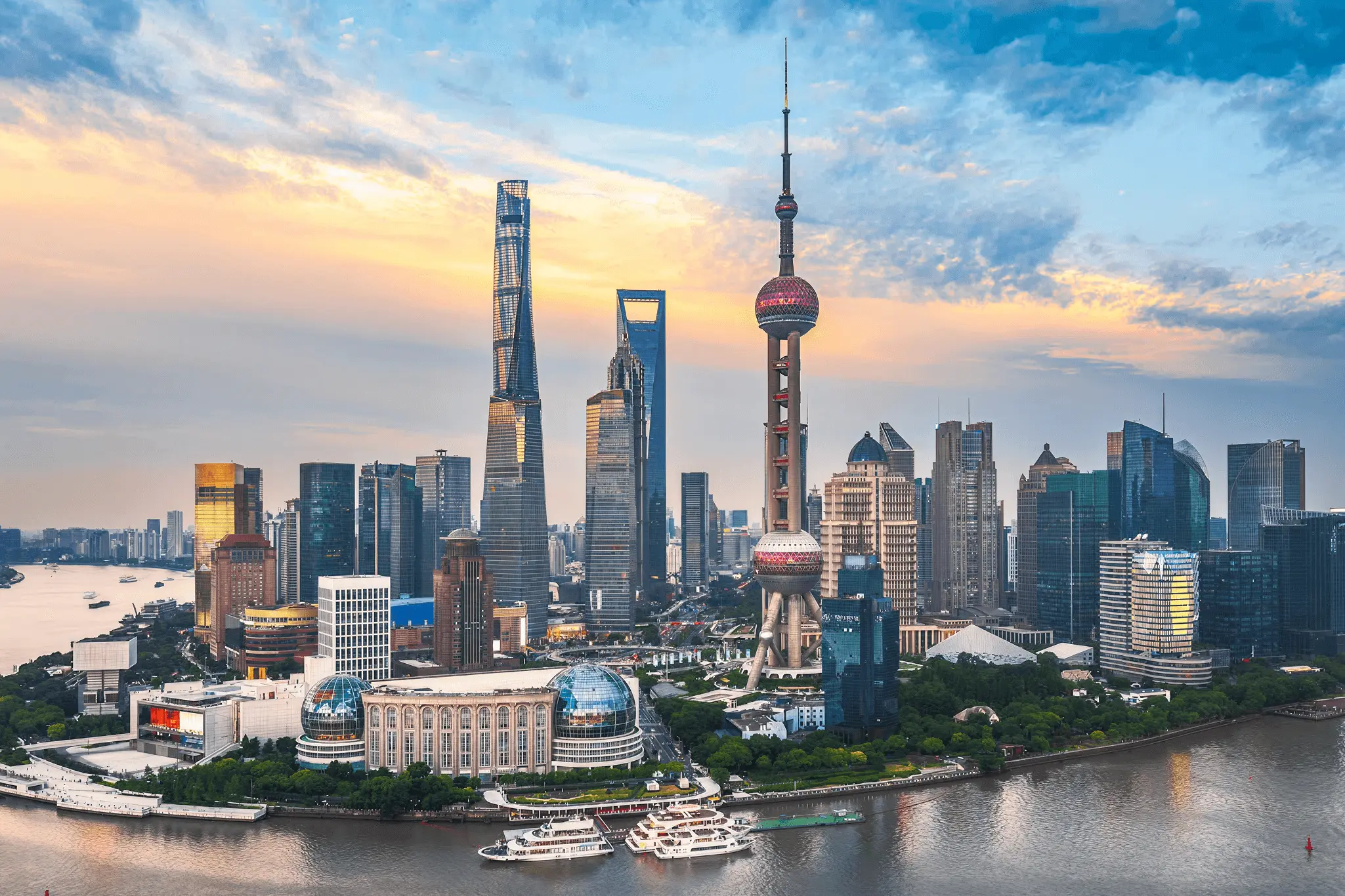 Business class flights to Shanghai